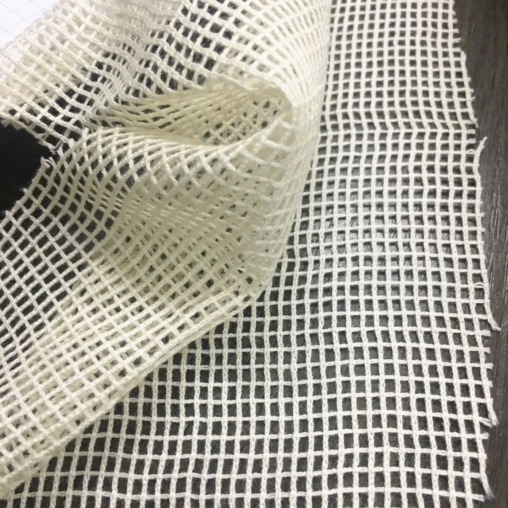 100% Cotton net Fabric Small Squares
