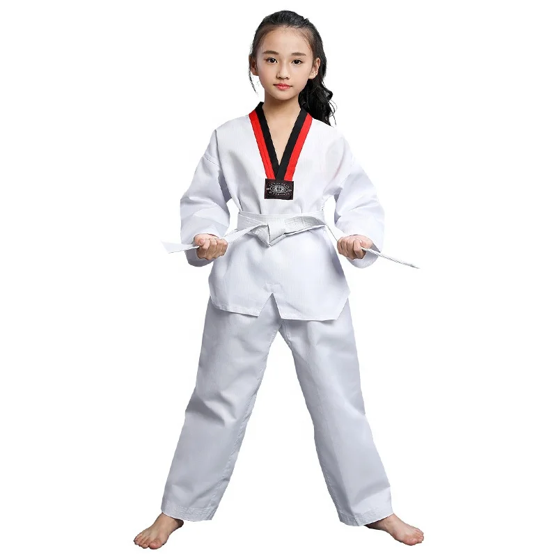 QUTENG Dise&amp;ntilde;o Uniforme De Taekwondo Korean Taekwondo Dress Ktk Uniform Taekwondo