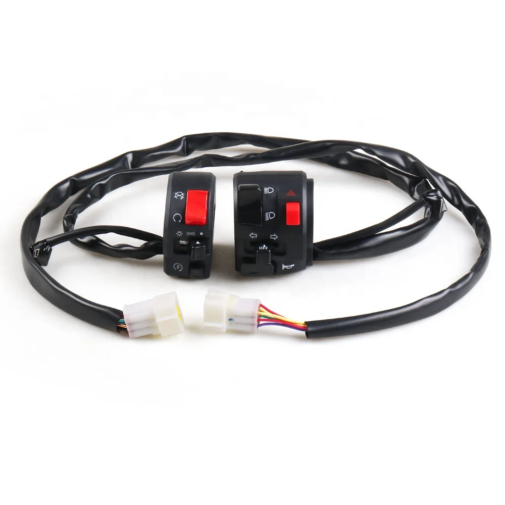 Turn Signal Electric Fog Lamp Light Start Handlebar Controller Switch Motorcycle Switches Motorbike Horn Button