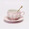 cup and saucer(pink)