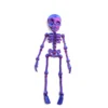 Estilo magnético de esqueleto de calavera: degradado rojo y azul