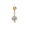 Gold + steel ball + white