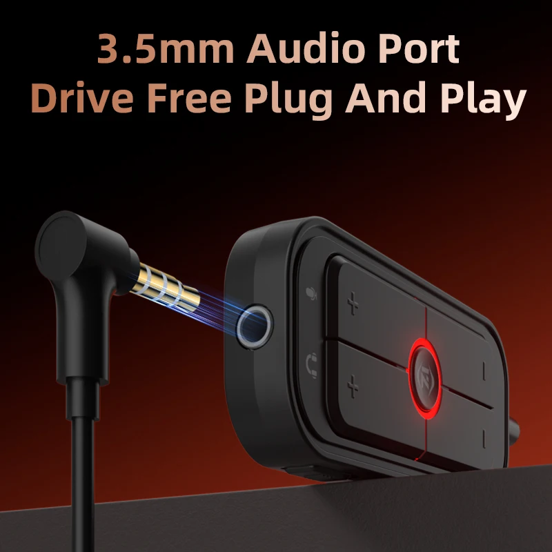 Piva 1.2m Cable 7.1 Channel 16Bit/48Khz Type-C to USB Gaming Sound Card 3.5mm Audio Port With 3 EQ Modes for Phone Tablet Laptop