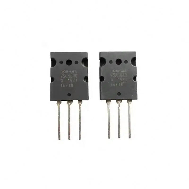 2SC5200 2SA1943 1Pair Transistor A1943 C5200 audio Power Amplifier 15A 230V 150W Transistor 2SC5200