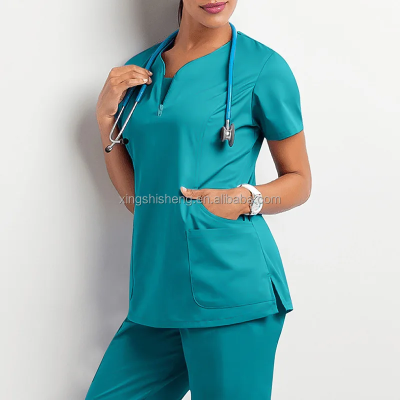 2023 New Wholesale Stylish Scrub Uniforms Sets Nurse Hospital Uniform
