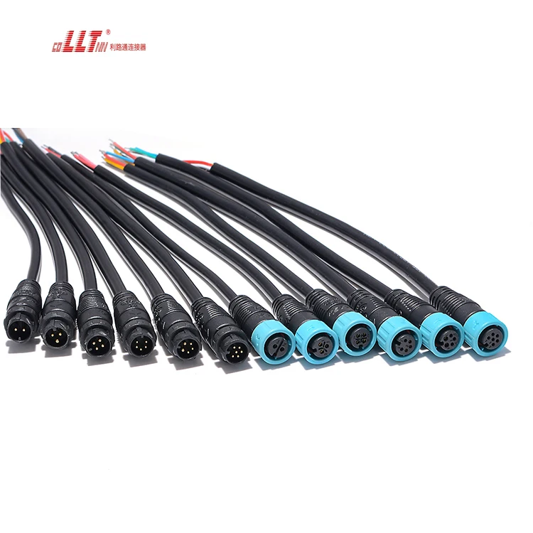 Produktbild von M23 IP67 Wasserdichter Stecker (Buchse) 2+1+5-Pol – 15A/60V, Flammhemmend, Für E-Bike & Industrieladegeräte, Isolationswiderstand >500MΩ