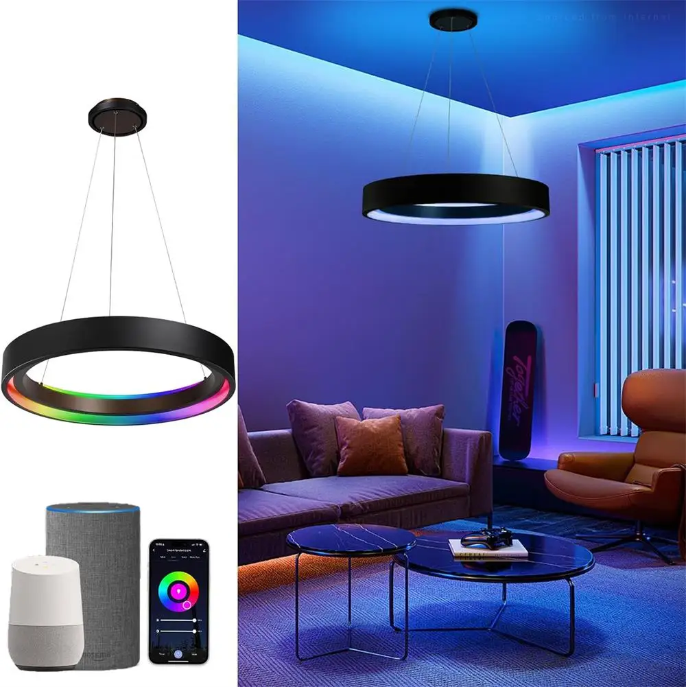 Woward Smart LED Deckenleuchte Dimmbar – Mit WLAN, Alexa, Google Home, Fernbedienung, 85 W (Modell WOW-3D-5S-5085)