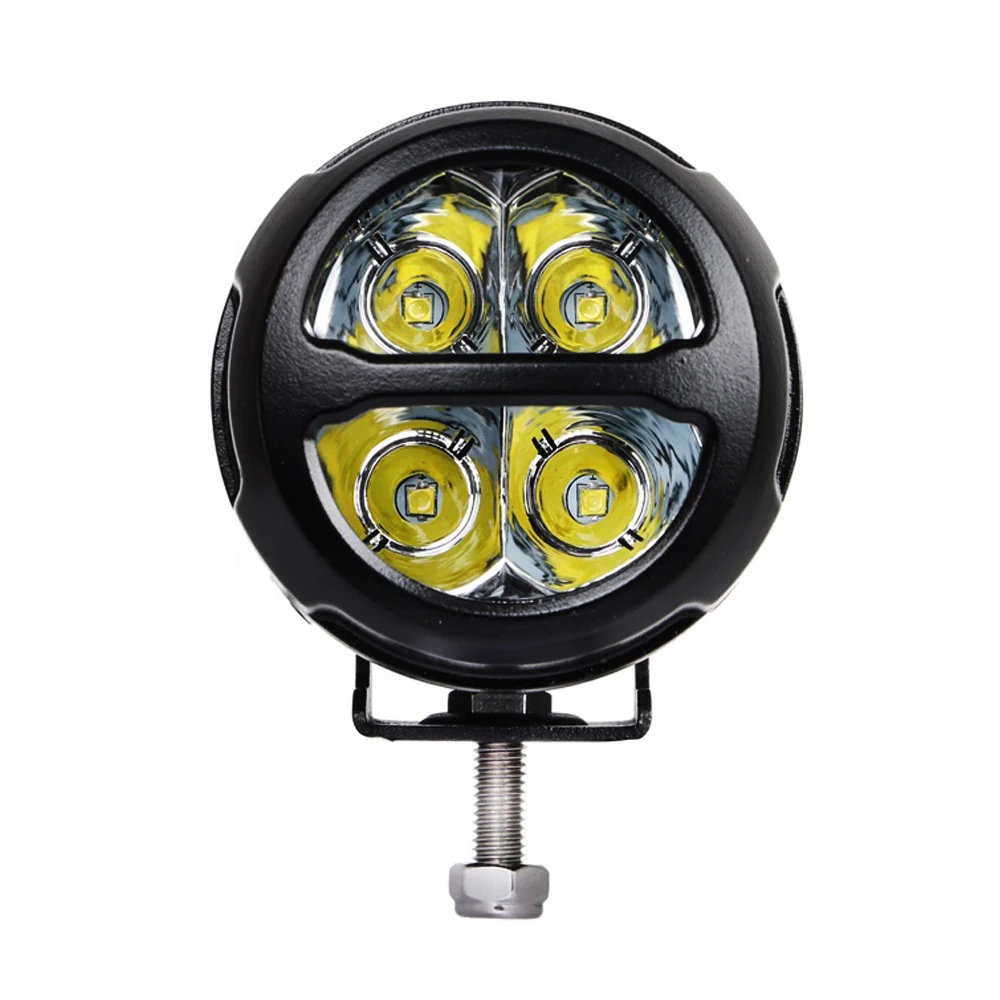 Вспомогательные Противотуманные фары для вождения, желтые, белые, Двухцветные светодиодные фары для мотоцикла