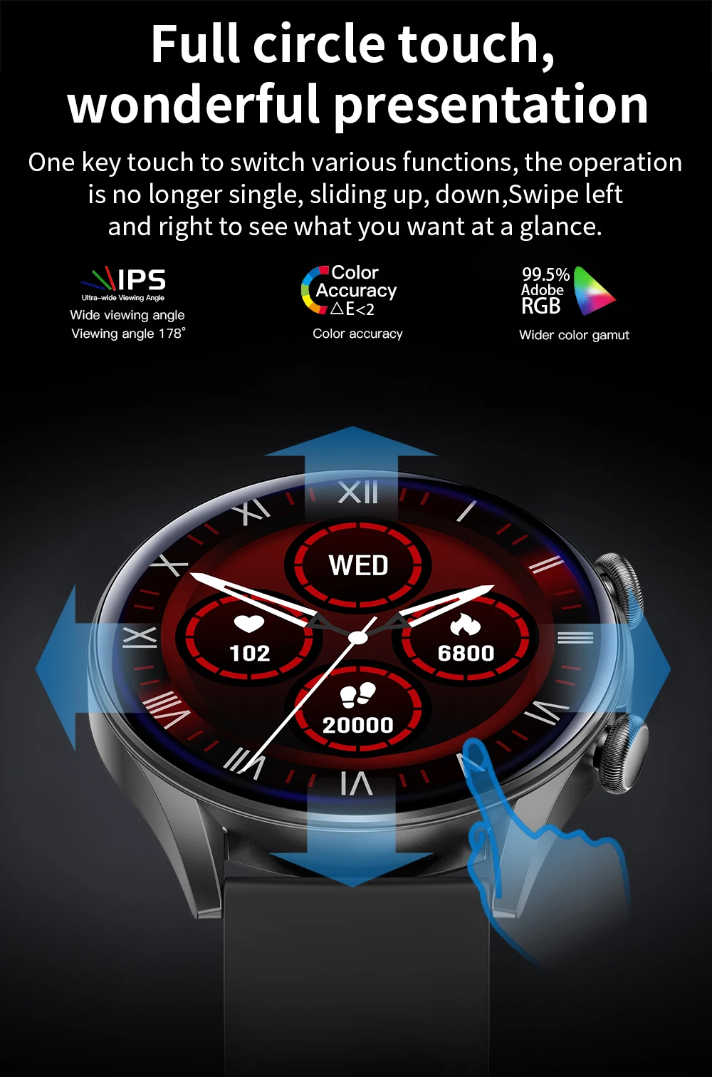 T32s Business Touch Screen Reloj Smart Watch Wholesale Health ...