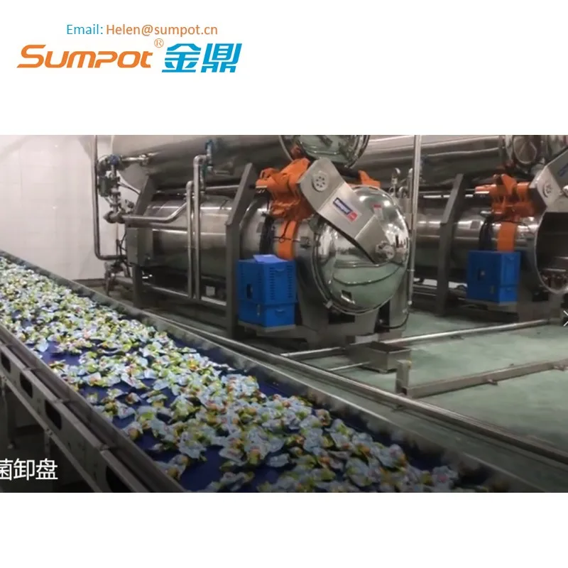 Automatic Robotic Arms Ready to Eat Meals Food Pouch Loader Unloader