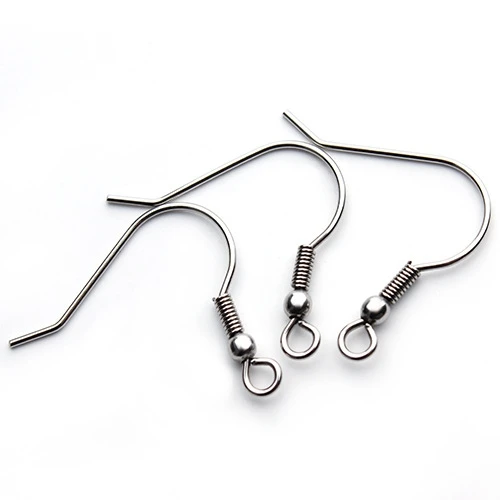 Surgical Steel Stainless Steel Hook Earrings Surgical Steel Ball