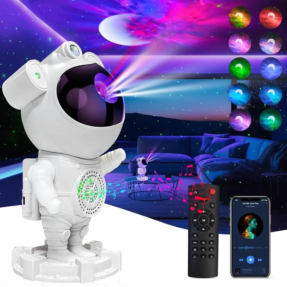 Lonvel Sky High Quality Ceiling Projector Moon Music Rgb Remote Control