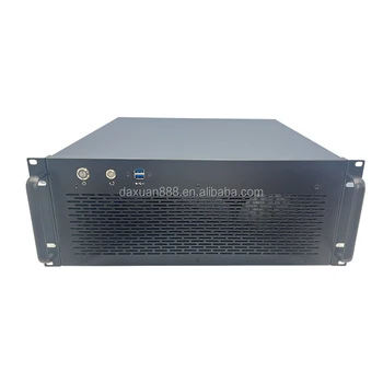 DaXuan SL450 4U Server Chassis ATX Motherboard Compatible 360 Water Cooling & 37.5cm Graphics Card Support with Rack Design