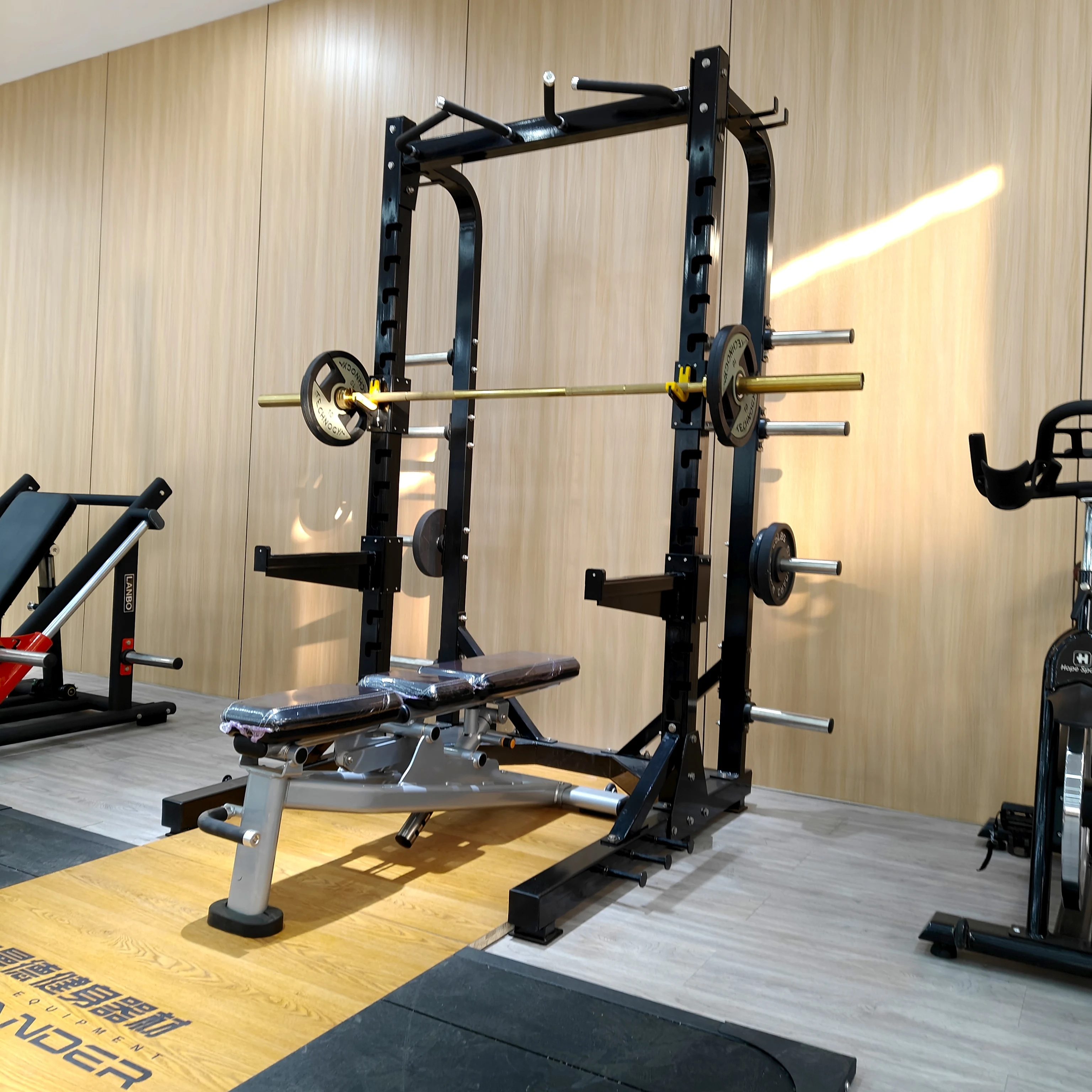 Commercial Power Half Rack Multi Gym Equipment Fitness Squat Rack ...
