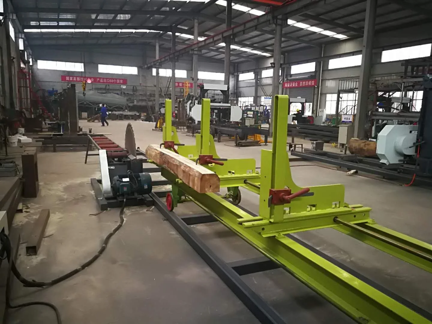 Mini Circular Timber Sawmill Machine with Hard Alloy Saw Blade