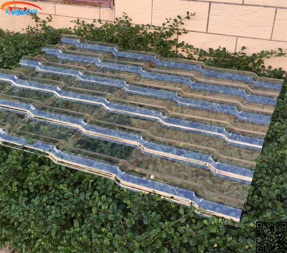 ASA Synthetic Resin Roof Tile Spanish ASA PVC Plastic Roof Sheet for Prefabricated House