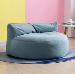 Custom Memory cotton filling large bean bag chair comfort beanbag velvet giant bean bag sofa NO 4