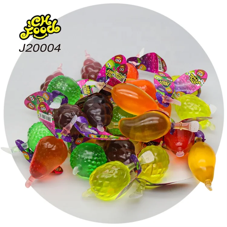 Basket Packing Fruit Shape Jelly Pudding Wholesale Mango Apple Strawberry Grape Pineapple Jelly Pudding Sweet