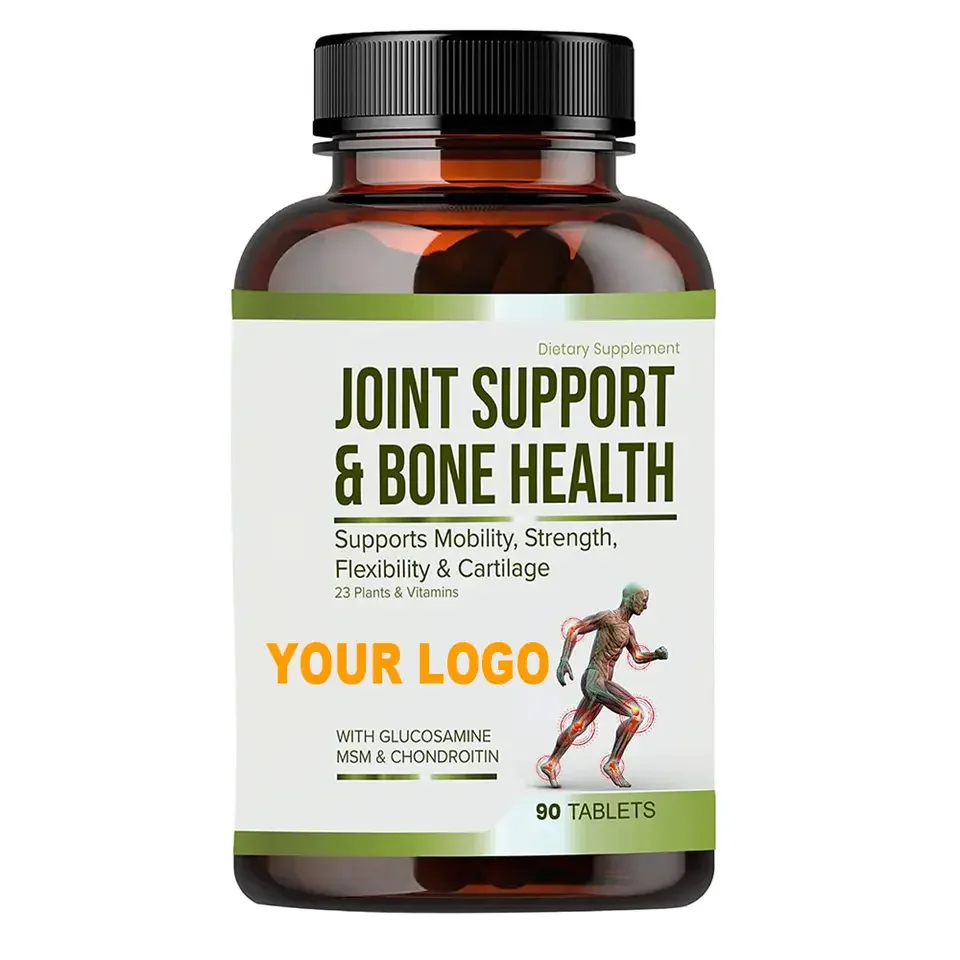 Glucosamine Chondroitin MSM Joint Support Supplement & Bone Health for Joint Relief Bone Strength 90 Tablets