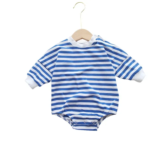 New Stripe Wrapped soft baby cotton Romper Baby Clothing Cotton Long Sleeve Triangle grow romper Boys Girls