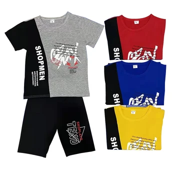 2022 New child clothing stock Wholesale summer Kids Clothing Sets Fashion 2pcs Kids Clothes Set Kids Short Set