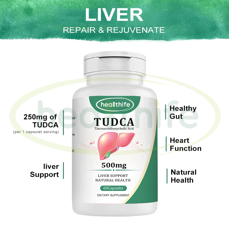 FocusHerb Tauroursodeoxycholic Acid Capsule OEM ODM 500mg/60caps/Bottle TUDCA Capsules