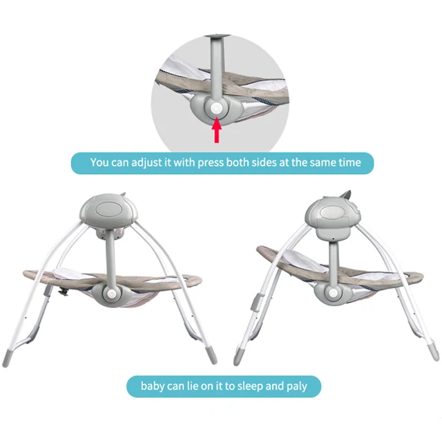 Распродажа музыкальных детских качелей, музыкальные качели для детей 0-6 месяцев, складная детская игрушка-шейкер