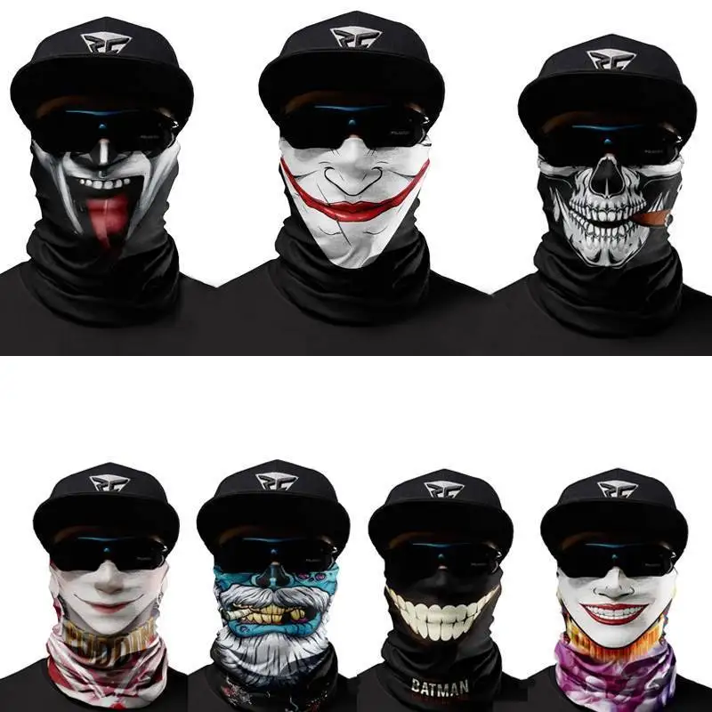 Uv Sunscreen Neck Gaiter Motorcycle Riding Face Scarf V For Vendetta