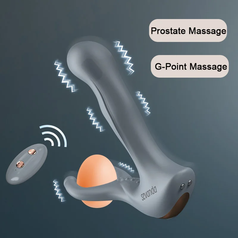Sevanda Erwachsenen-Sexspielzeug für Männer Prostata-Massage-Vibrator mit  G-Punkt-Funktion Massagevibrator für Männer