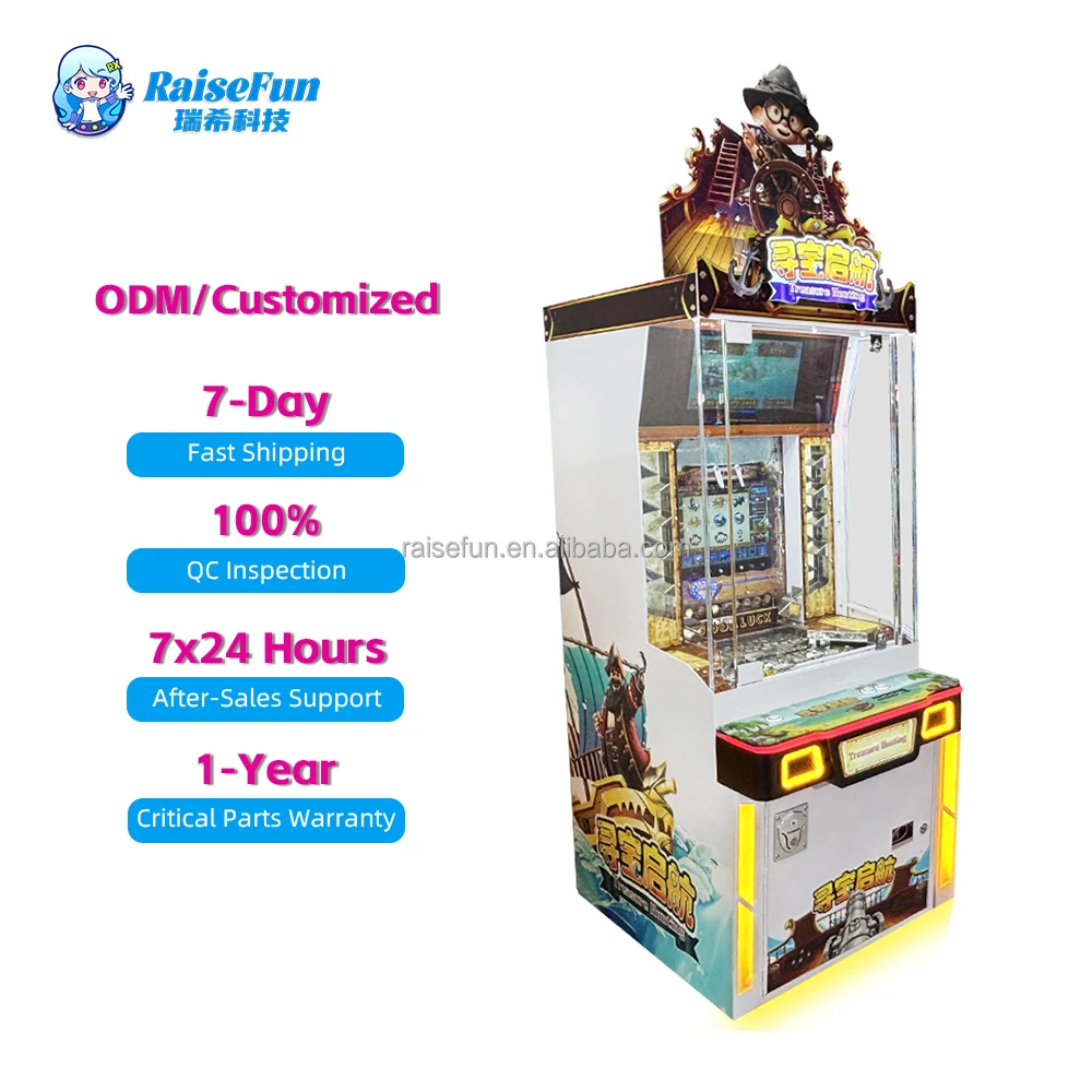 Commercial Lottery  Machine  Ticket  Game for Indoor Arcade Amusement Center  with Coin Token Acceptor Multiple Game Modes
