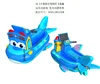 Barco transformable de peces voladores (pantalla de juego)