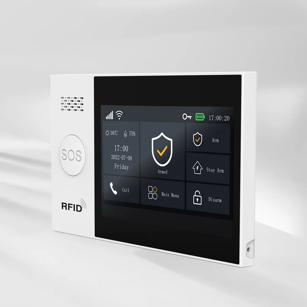 Tuya Smart Life Home Security WiFi Kit Wireless Remote Control Alarm System Intrusion Siren Contact Sensor Door Compatible