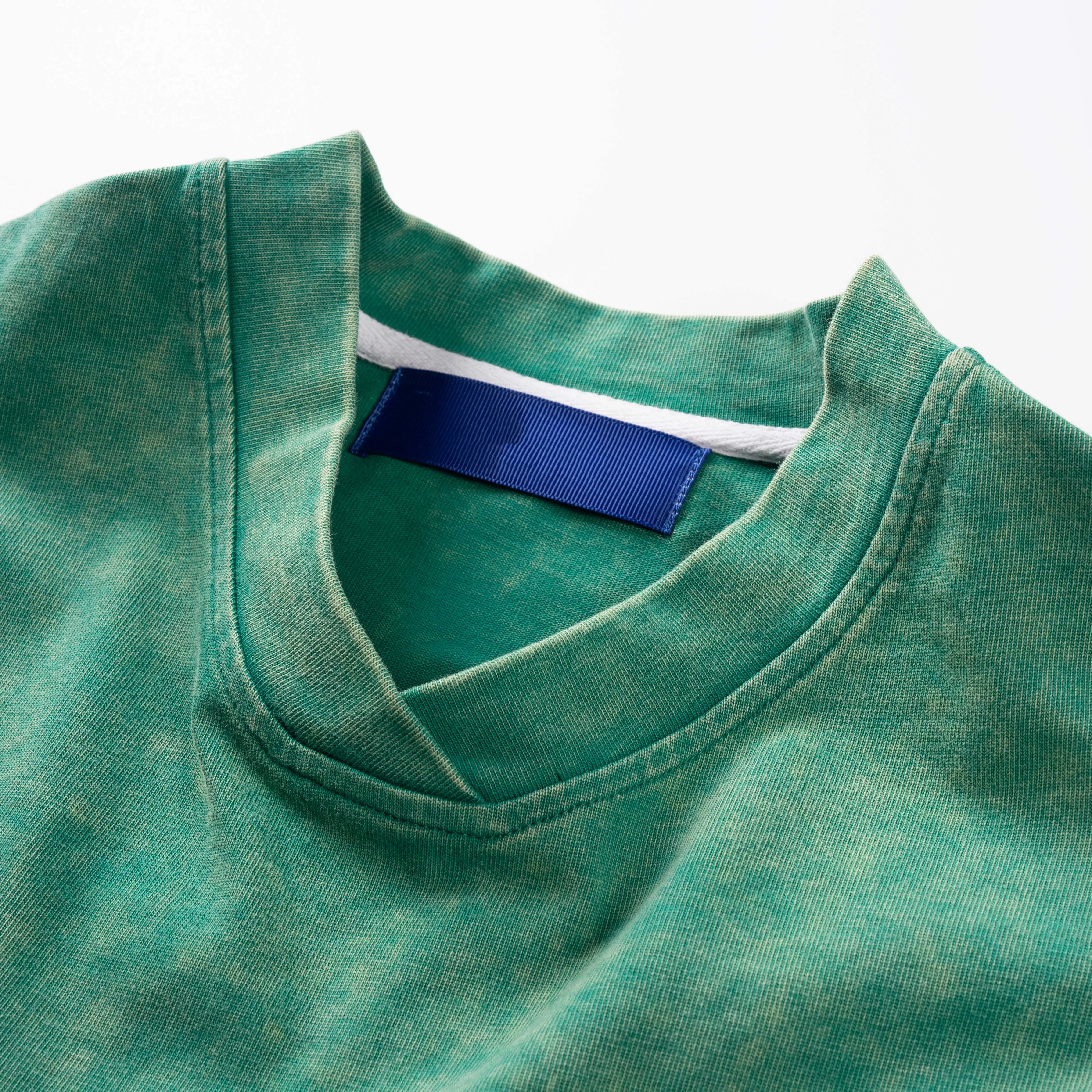 product tshirts wholesale oversized streetwear luxury vintage wash 300gsm custom tshirt homme 100 cotton boxy cropped t shirts for men-2