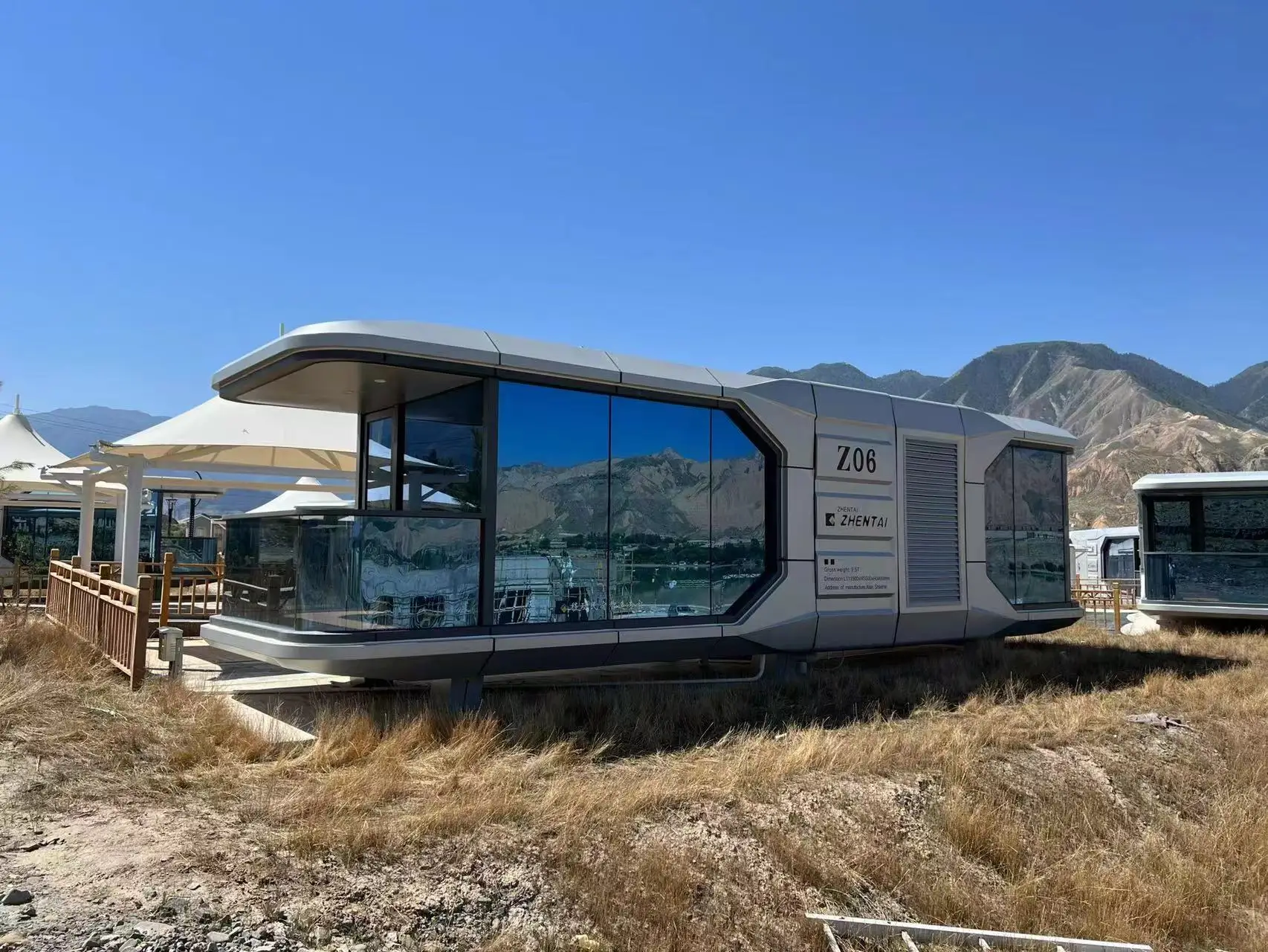 Standard Modern Camping Pod Space Prefab Portable Mobile Capsule House ...