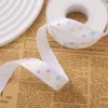 2cm colored small flower polka dot polyester tape, size 25