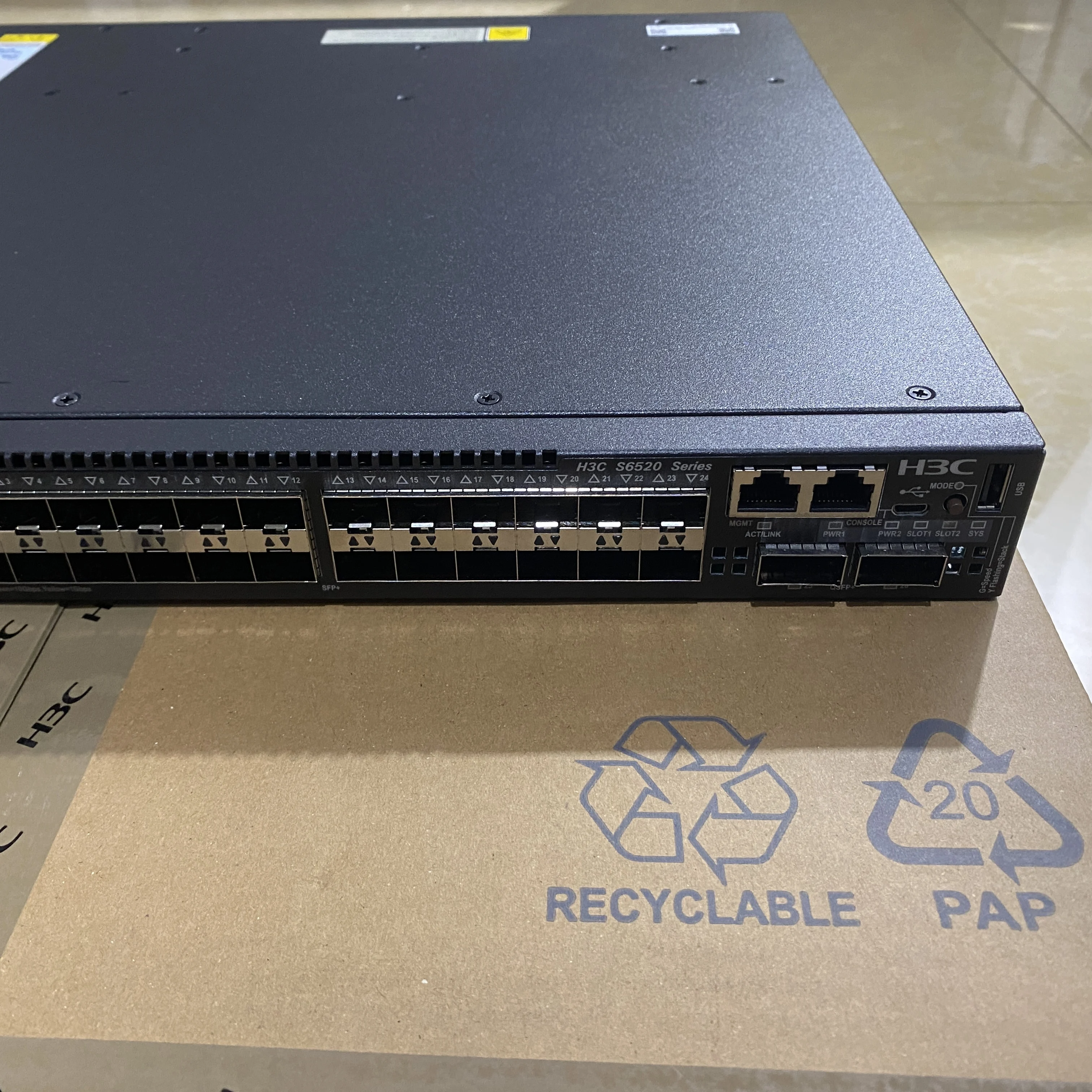 Network Switches Provide 24 10/100/1000BASE-T Adaptive Ethernet Ports LS-5130S-28S-EI