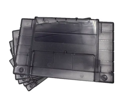 Clear Plastic Game Cartridge Shell for Super NES SNES SFC 16Bit Game Card Transparent Shell Protector Cover US Version