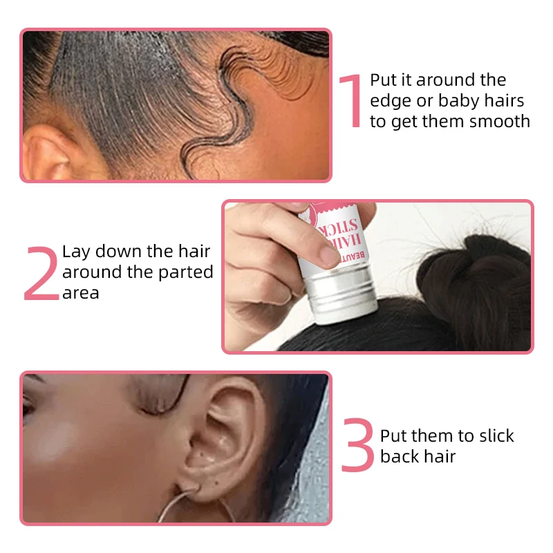 Edge Control Vendors Strong Hold Low Moq Private Label Hair Wax Stick