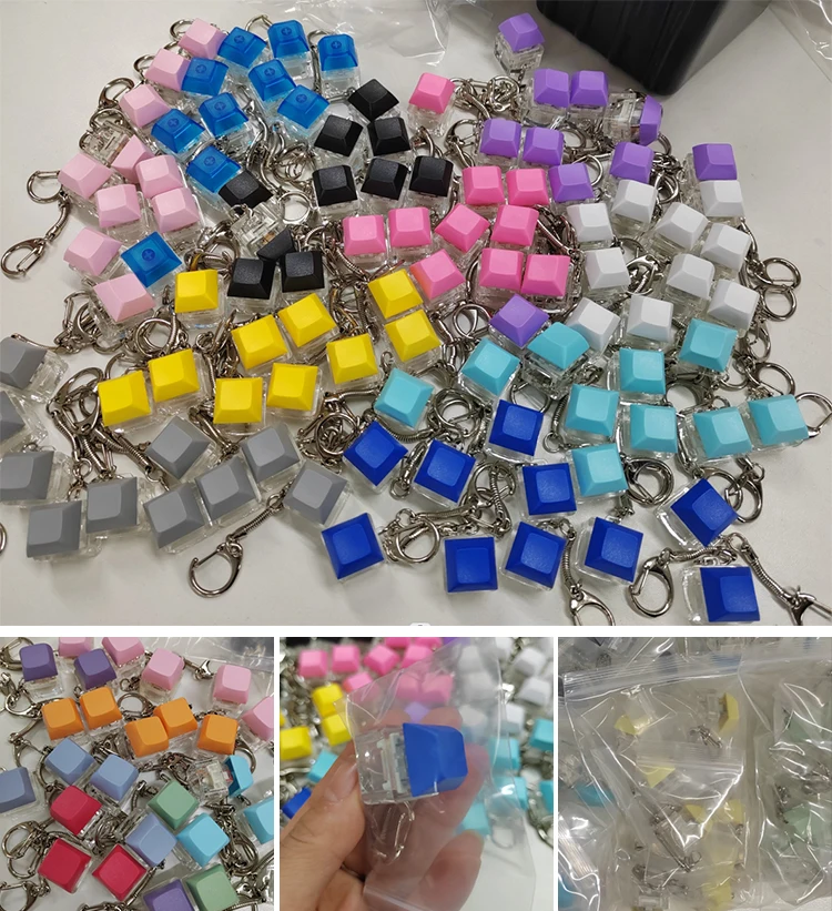 Custom Keyboard Switch Keychain Diy Keychain Printing logo Design ...