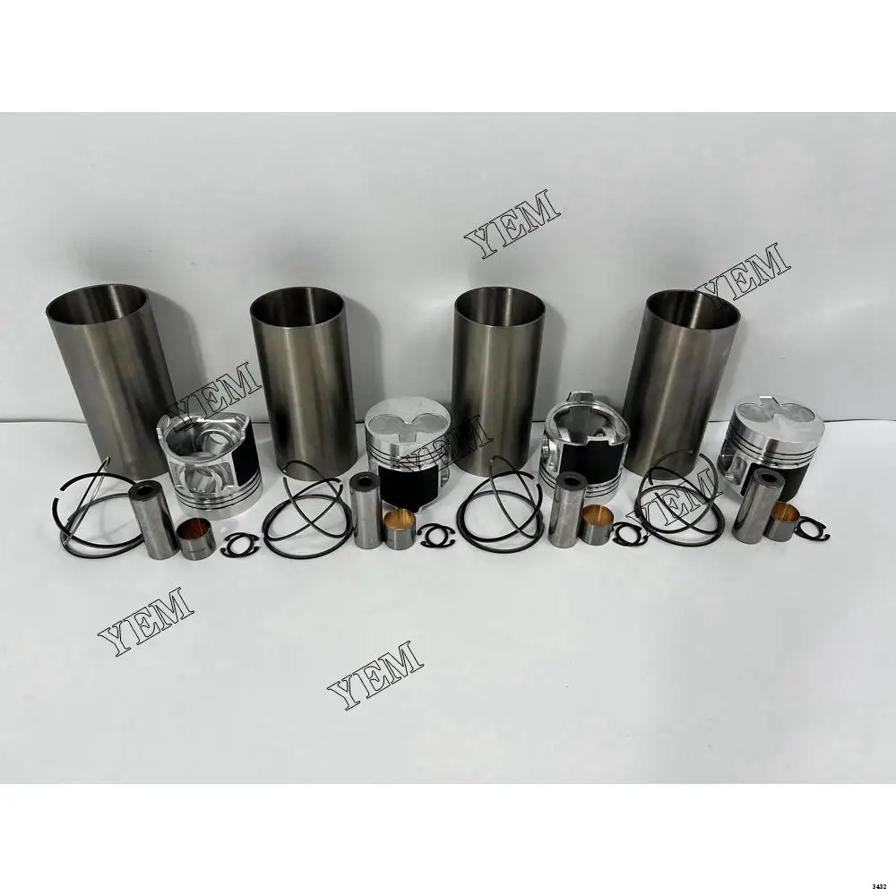 High Performance Cylinder Liner Kit With Cylinder Liner Piston Rings Set For Perkins 404C-22T