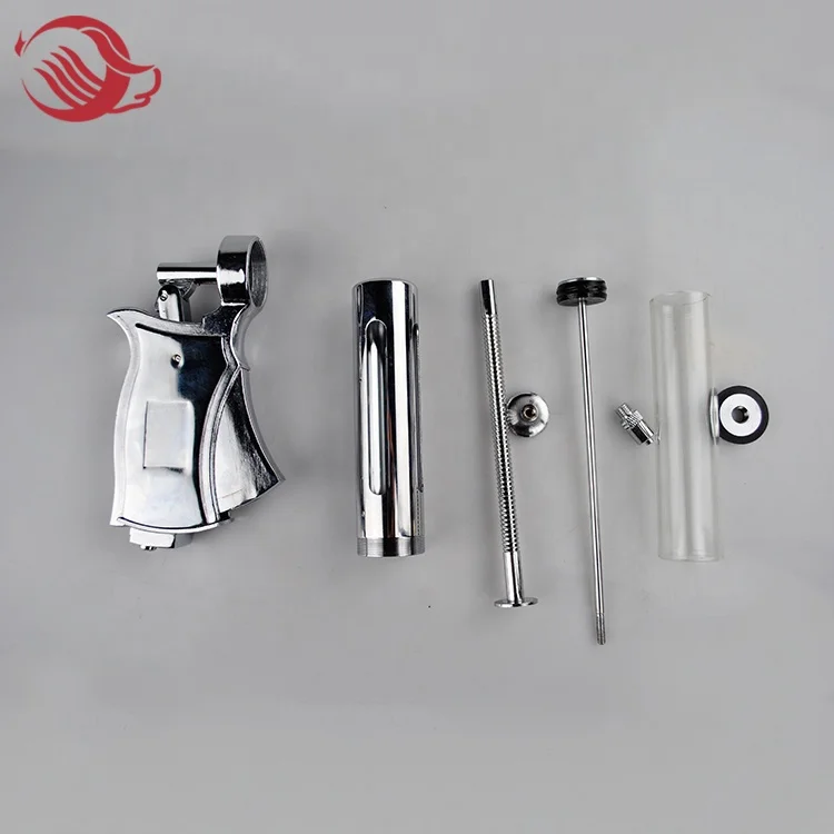 50ml Automatic Continuous Metal Veterinary Injection Syringe Gun Medical Injector Gun