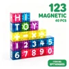 EPT1696855 40 Pezzi Cubi Magnetici con Lettere dell'Alfabeto