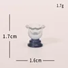 Coppa arricciata blu navy