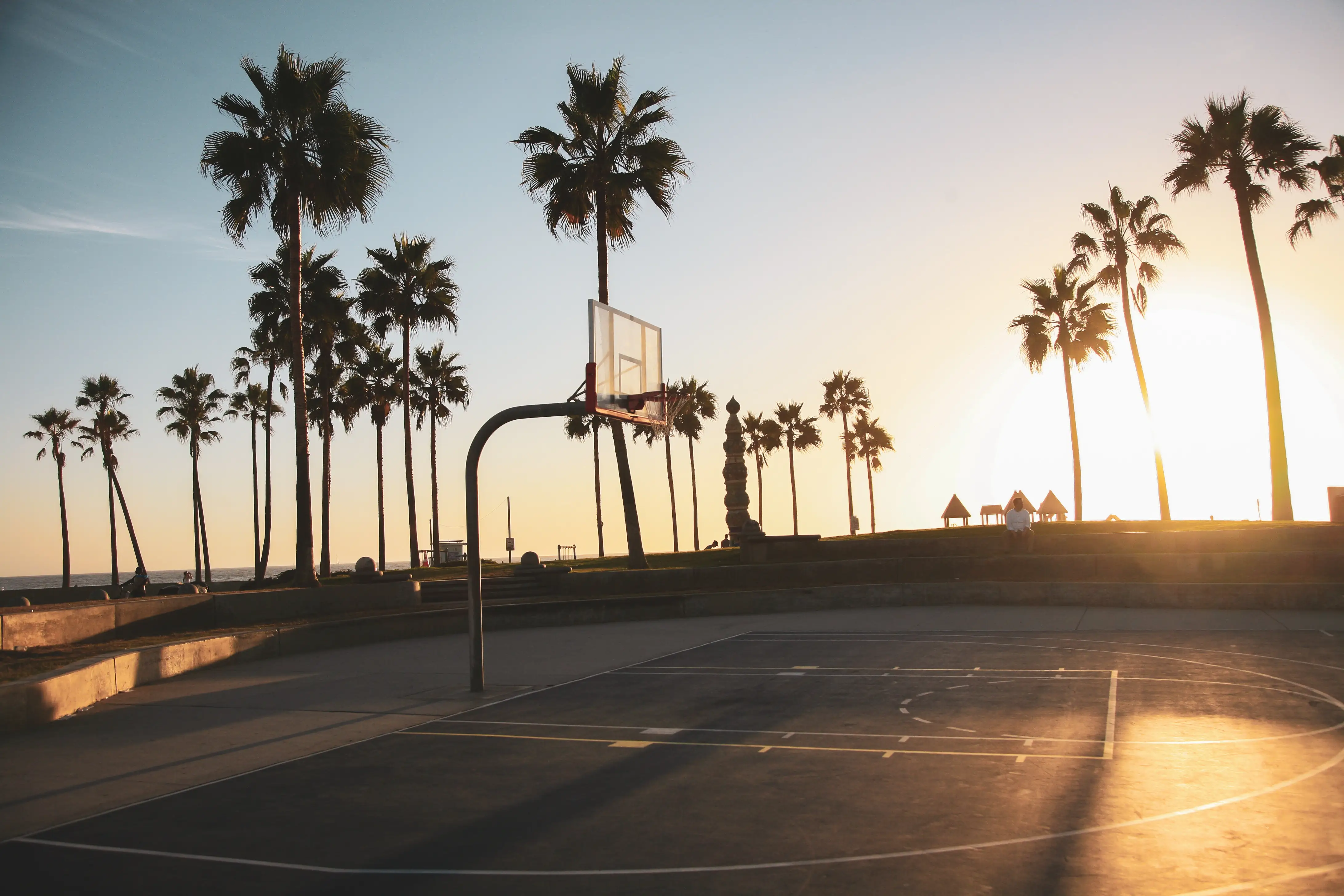 Venice Beach баскетбольная площадка