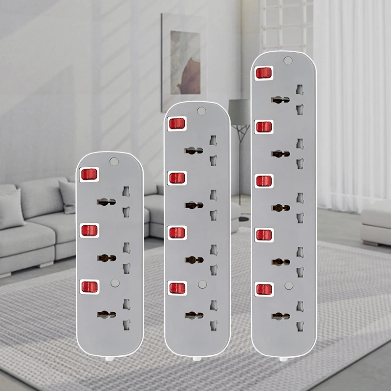 531m 3 4 5 Multi Plug Power Socket Extension Cord 3 4 5 Way Universal