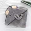 Closed eyes gray elephant