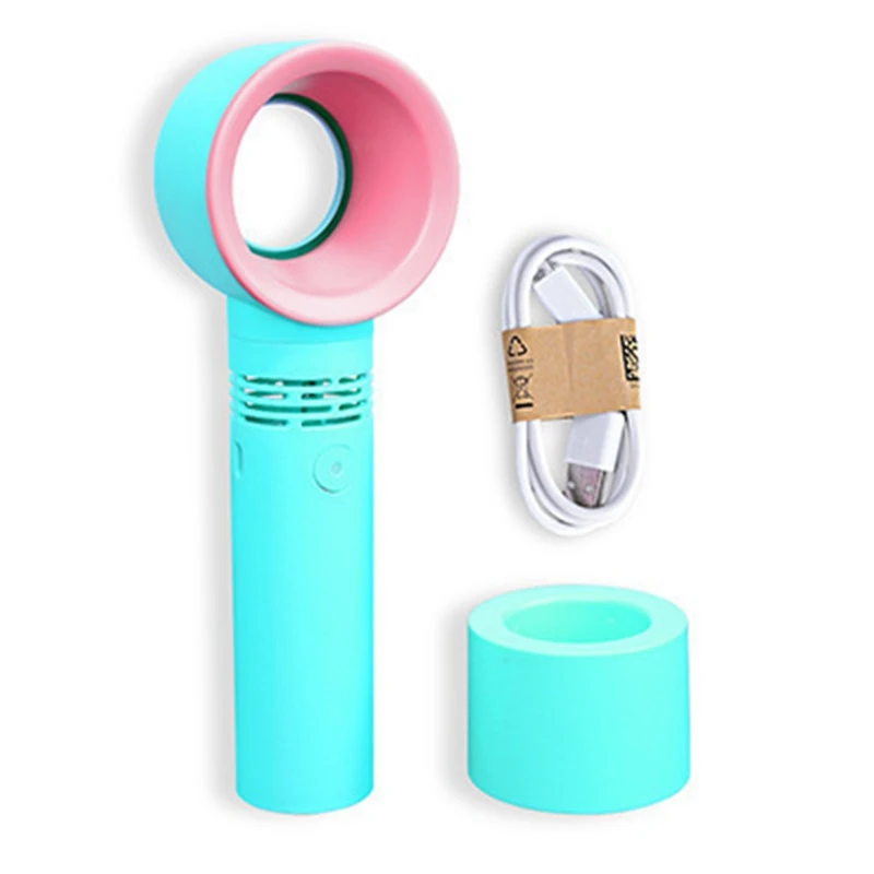 
Портативный мини-вентилятор, летнее охлаждение воздуха, перезаряжаемый беслопастной мини-вентилятор usb для телефона 