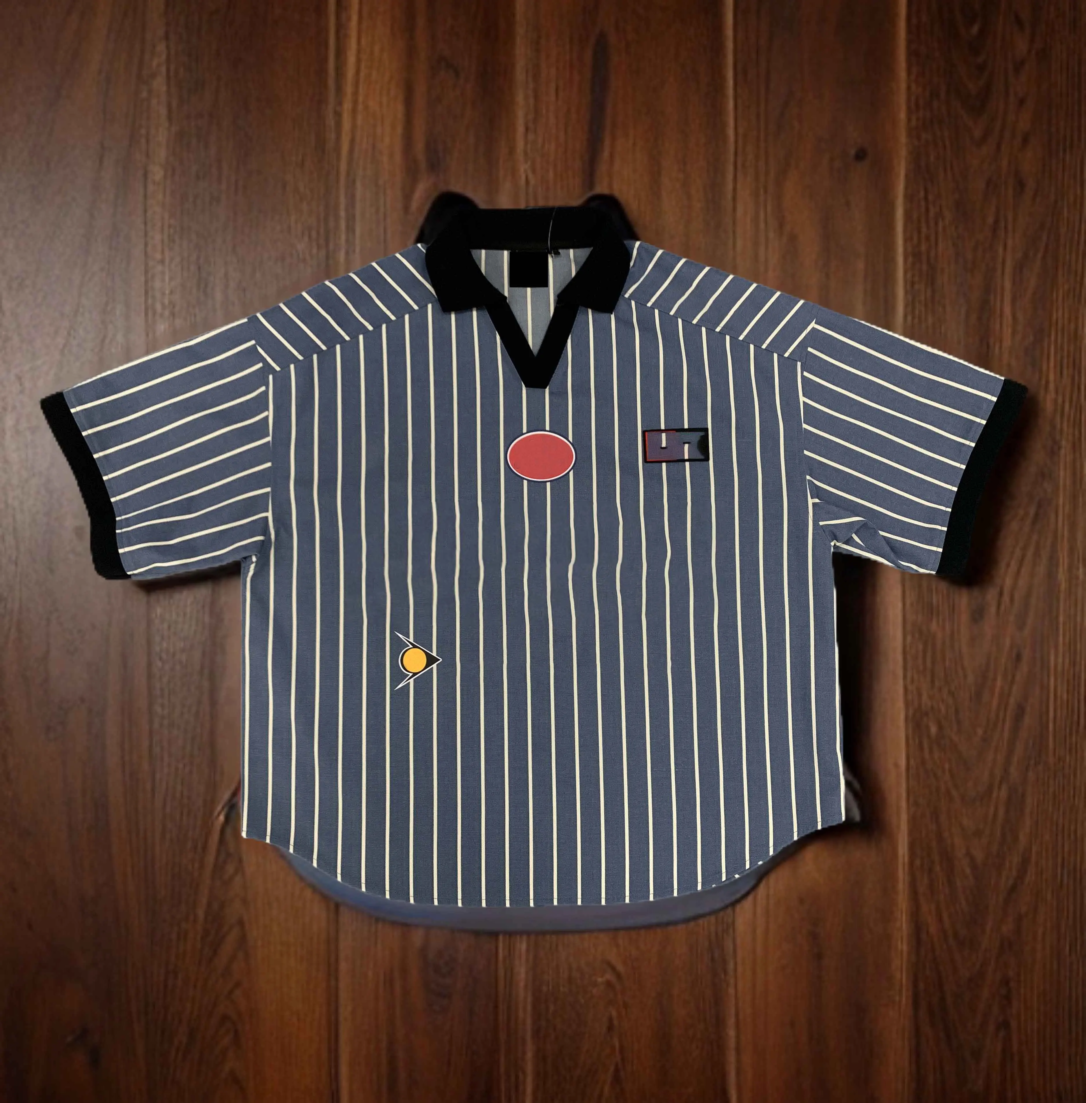 Salati Supplier Custom Classic Men's Polo T Shirts V Neck Print Regular Fit Retro Vintage Softball Racing Sports Baseball Jersey gallery 5