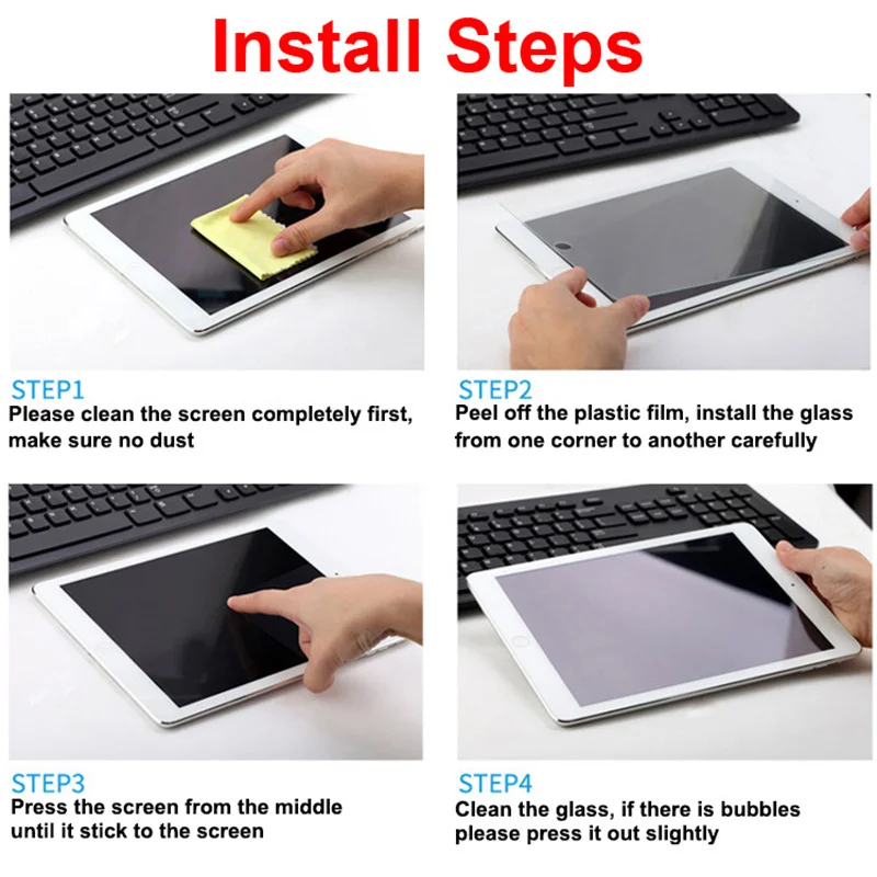 Anti-Scratch Glass Screen Guard Protector | Generic Xiaomi Redmi Pad SE Sreen Protectors | Anti-Scratch Glass Screen Guard Protector | Generic