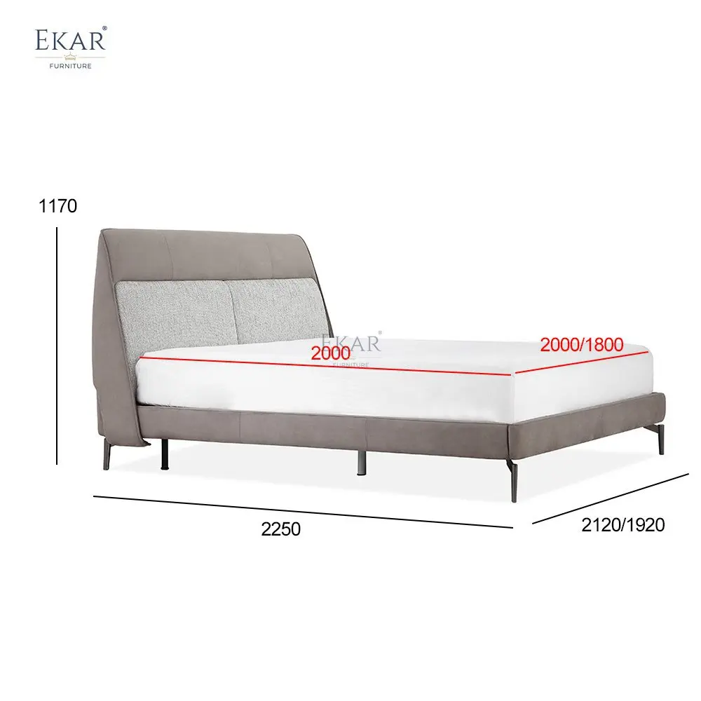 product two tone bed frame with internal metal structure for stylish bedrooms-69